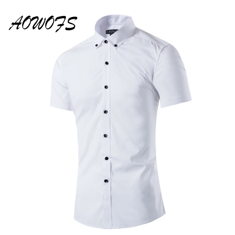 camisa blanca de botones