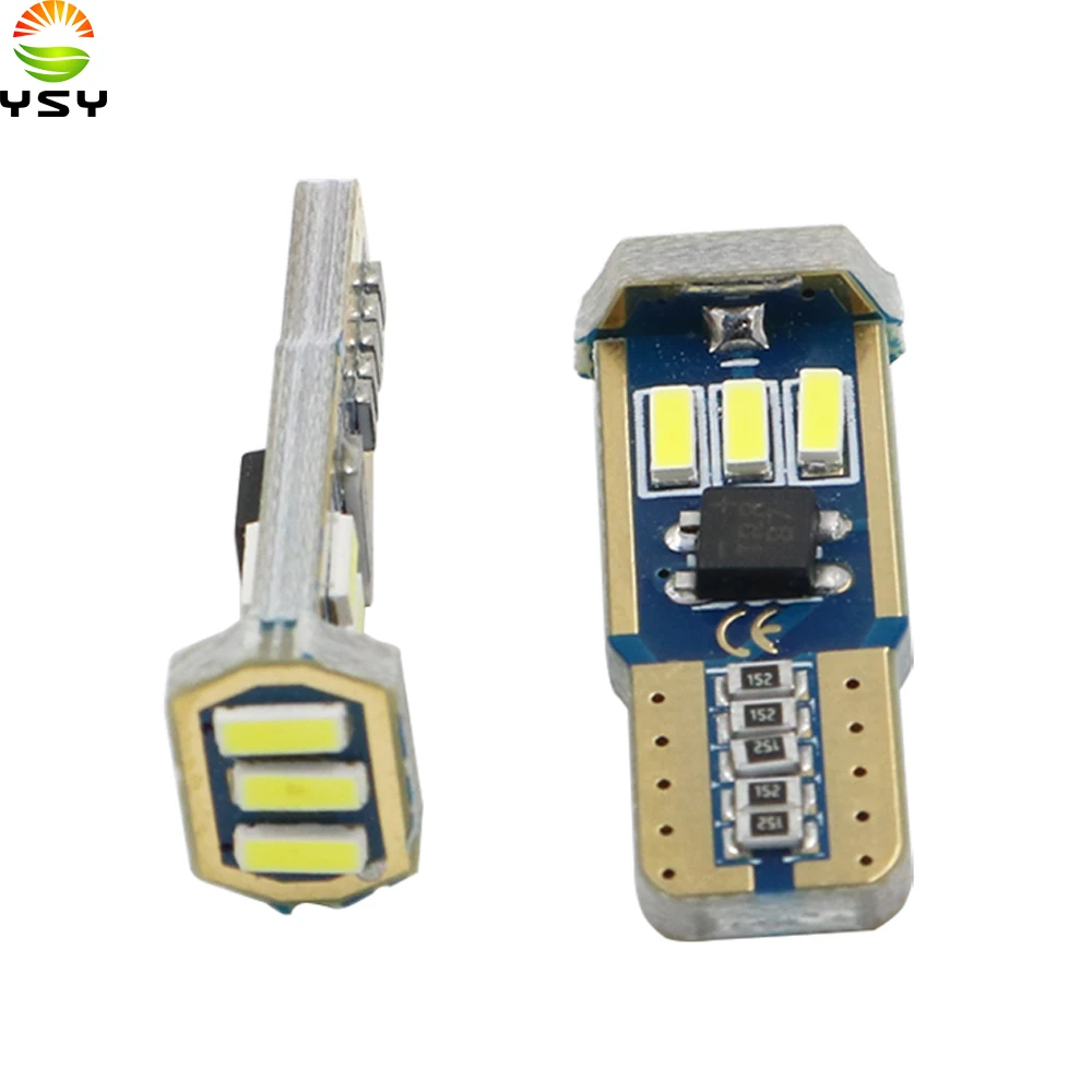 YSY 500X T10 W5W светодиод Шина CAN свет белого Нет Ошибка 4014 9 лампочек SMD автомобиль клин