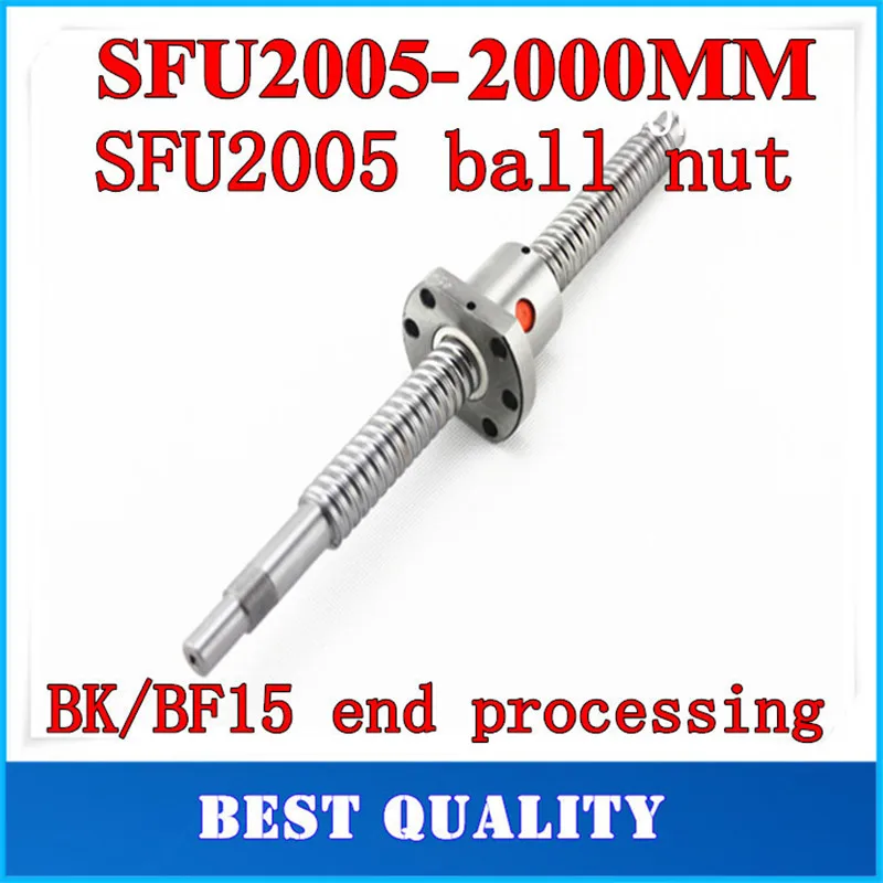 SFU2005 Single Ballnut for CNC L250//350//600//910//1200mm Ball screws 2005