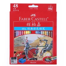 Faber Castell renkli kurşun kalem Yağlı Pastel Kalemler 12/24/36 Renkler Set Kale Serisi Sanat Malzemeleri Renkli Kalemler Öğrenci kırtasiye