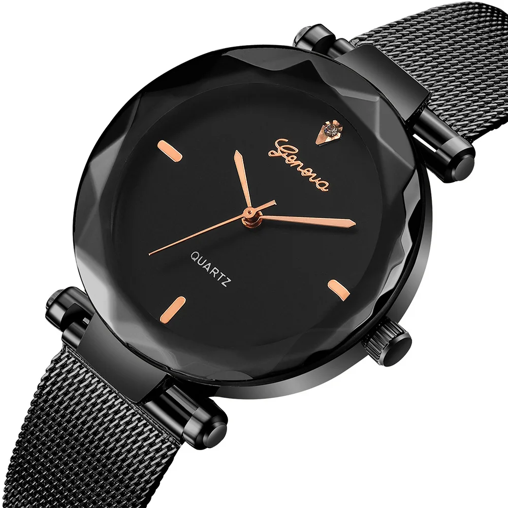 

2018 relogio feminino Luxury Brand Quartz Wristwatches Fashion Steel Casual Watch New Arrival Rhinestone Timepieces for Ladies