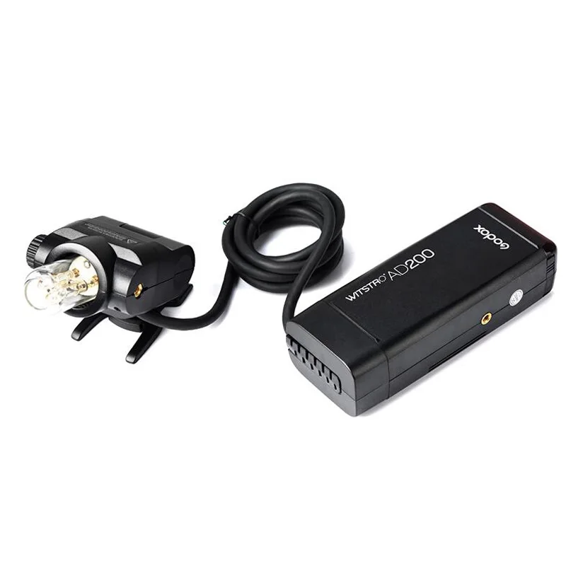 Карманная вспышка Godox AD200 2 4G TTL HSS + 4 головки светильник (H200R /H200/H200J/AD L) адаптер