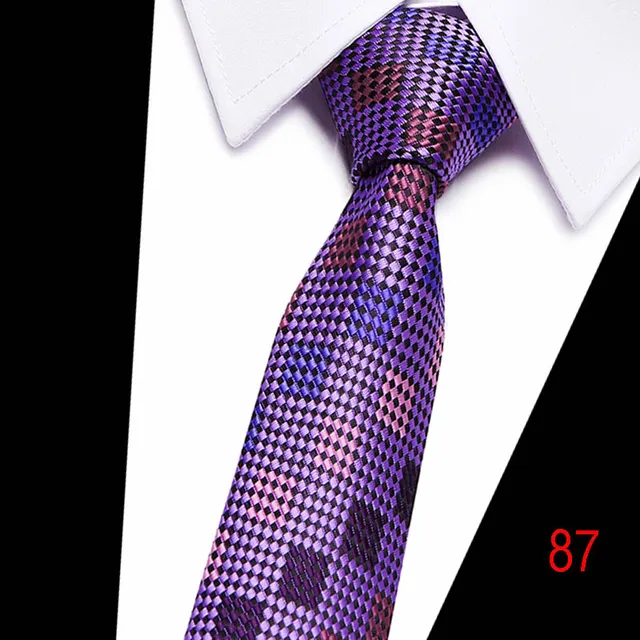 100% Silk tie 7.5 cm floral necktie high fashion plaid ties for men slim cotton cravat neckties mens 2022 gravatas 87