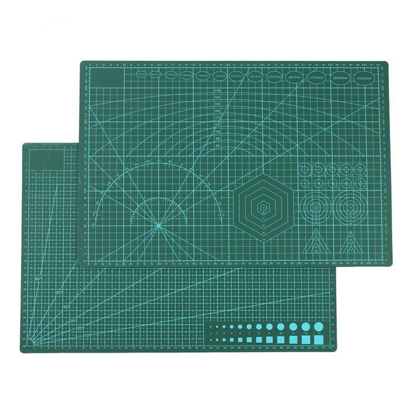 2 PCS A3 Self Healing Rotary Cutting Mat Durable Flexible, Great for Crafts, Quilting, Sewing
