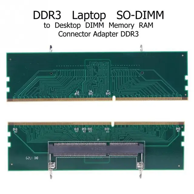 Best Price DDR3 SO DIMM To Desktop Adapter DIMM Connector Memory RAM Adapter Card 240 To 204P Computer Component Accessory #912 New