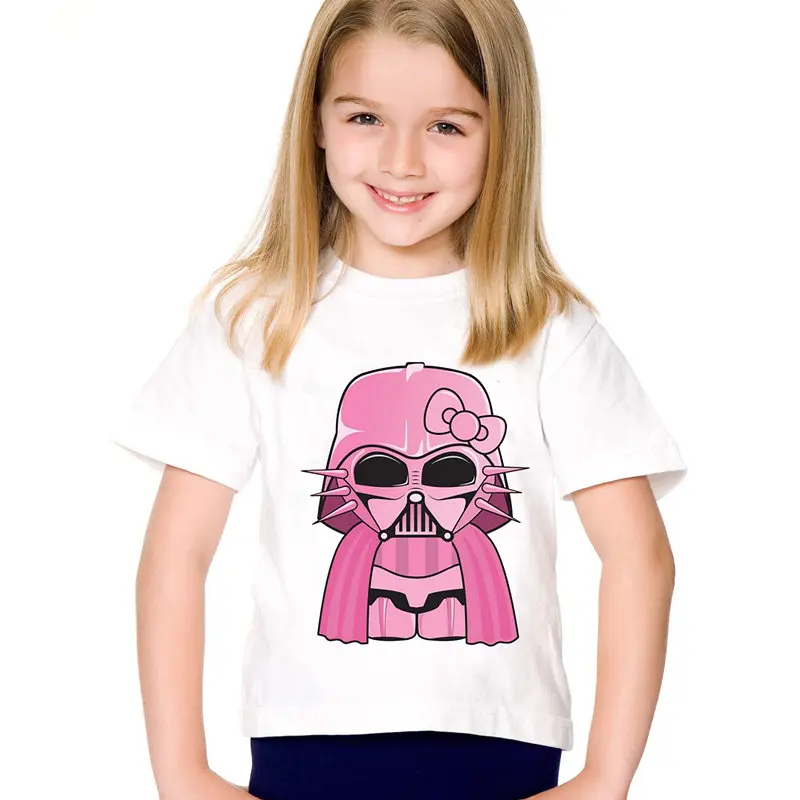18M-10T Print Modal Pink Darth Vader T shirt For Boys/girls Star War T-Shirts for Children Baby Girls Clothing TA177 HTB1GDxxPVXXXXbuXXXXq6xXFXXXJ - 18M-10T Print Modal Pink Darth Vader T shirt For Boys/girls Star War T-Shirts for Children Baby Girls Clothing TA177