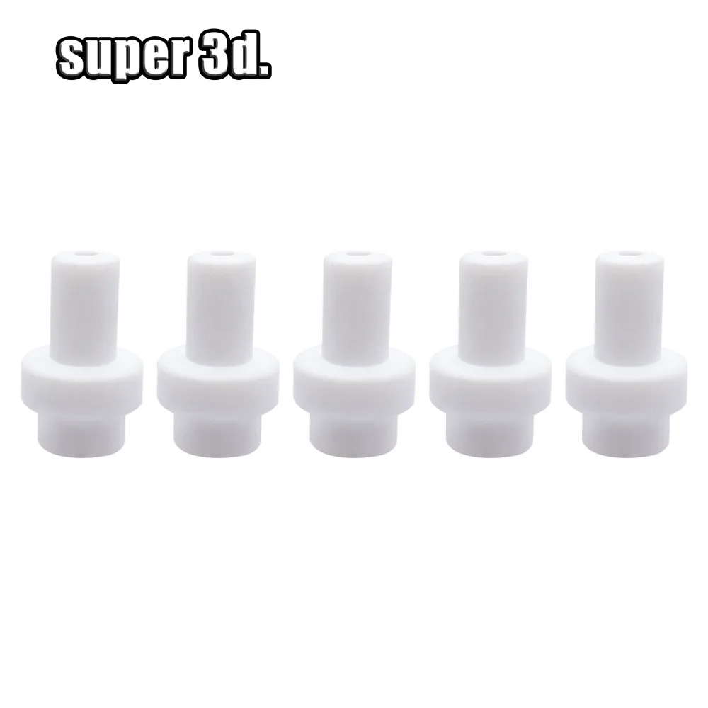2/4Pcs Ultimaker 2 UM2 핫 엔드 아이솔레이터 커플러 PTFE 내부 슬리브 1.75mm 3mm 필라멘트