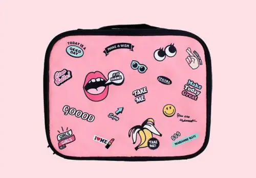 Женская сумка-Органайзер, дорожная сумка для хранения, органайзер, большая, аккуратная - Цвет: Розовый
