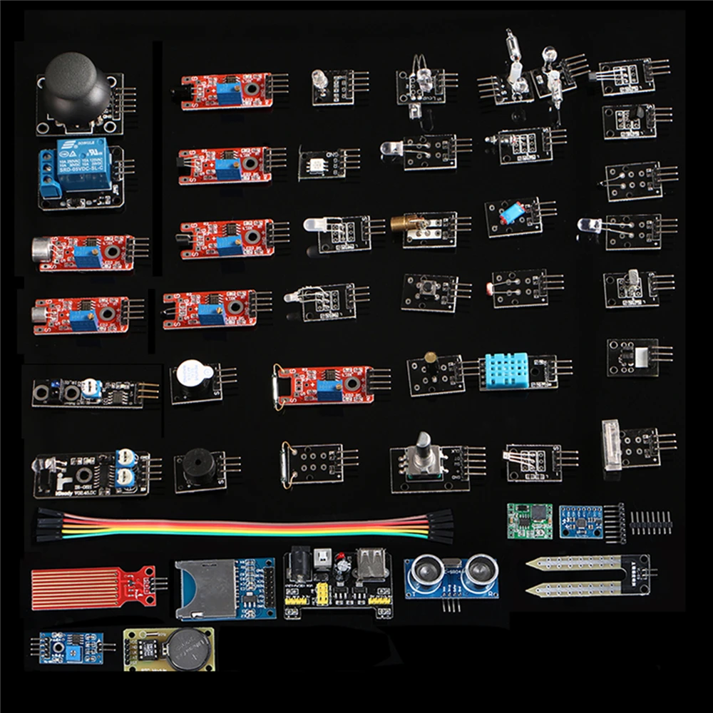 45 в 1 модуль датчиков стартовый набор для Arduino UNO R3 лучше чем 37 с моделями