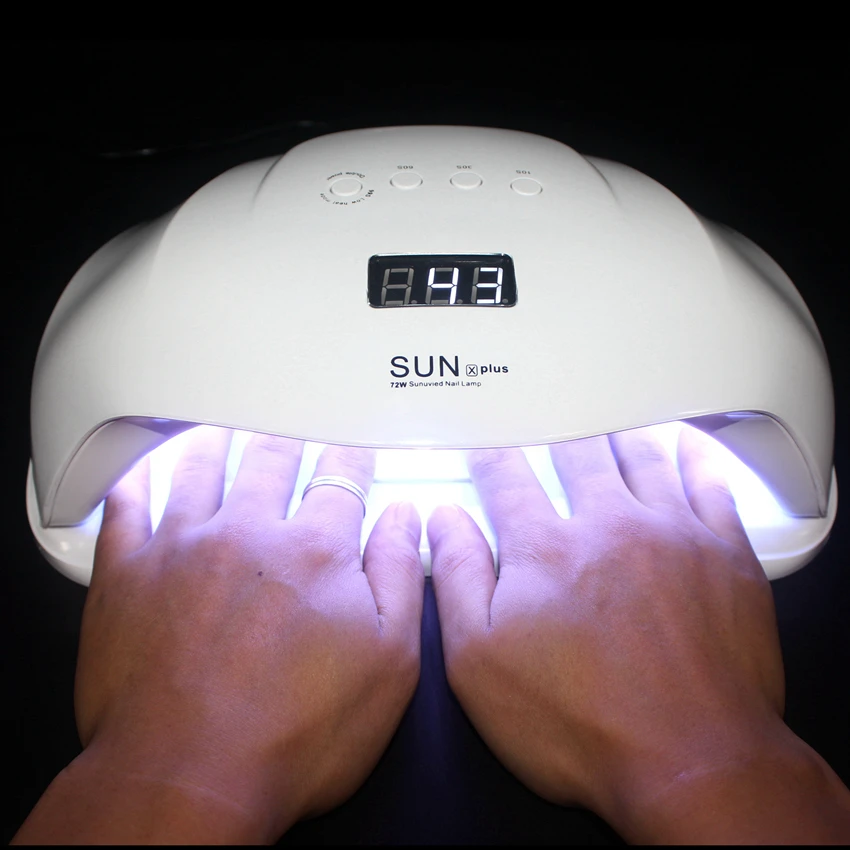 

Nail Gel 72W LED UV Nail Gel Curing lamp lamp Nail Gel Polish Dryer Nail Art Machine Quick-Drying Comfortable Manicure