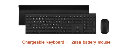 B. O. W тонкий металл 2,4 ГГц Беспроводная клавиатура и мышь комплекты, ультра тонкая беспроводная клавиатура с usb-портом для Mac Win 10 Android - Цвет: Золотой