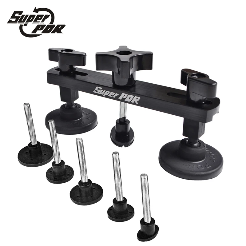 Super PDR Tools Dent Removal Paintless Dent Repair Tool Black Dent Puller Pulling Bridge Hail Damage