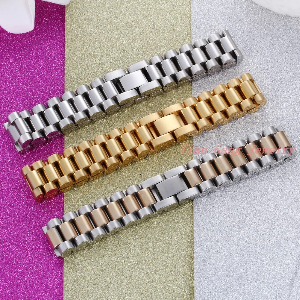 Huge Heavy Men s Silver font b Gold b font Watch Chain font b Bracelet b