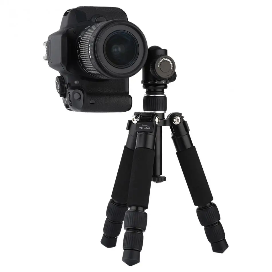 SHOOT Camera Tripod 3 Section Extend Adjustable+Ball head 1/4 inch