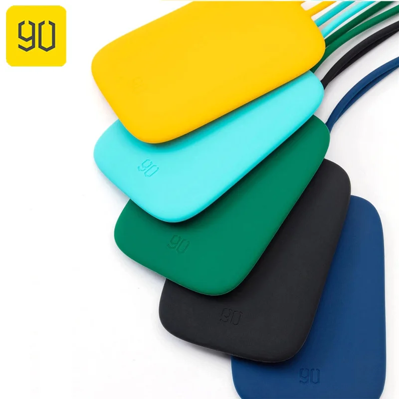 

Xiaomi 90FUN Colorful Silicone Baggage Tag Portable Suitcase Luggage Bag Tag Anti-lost Writing Label Bag Parts Accessories
