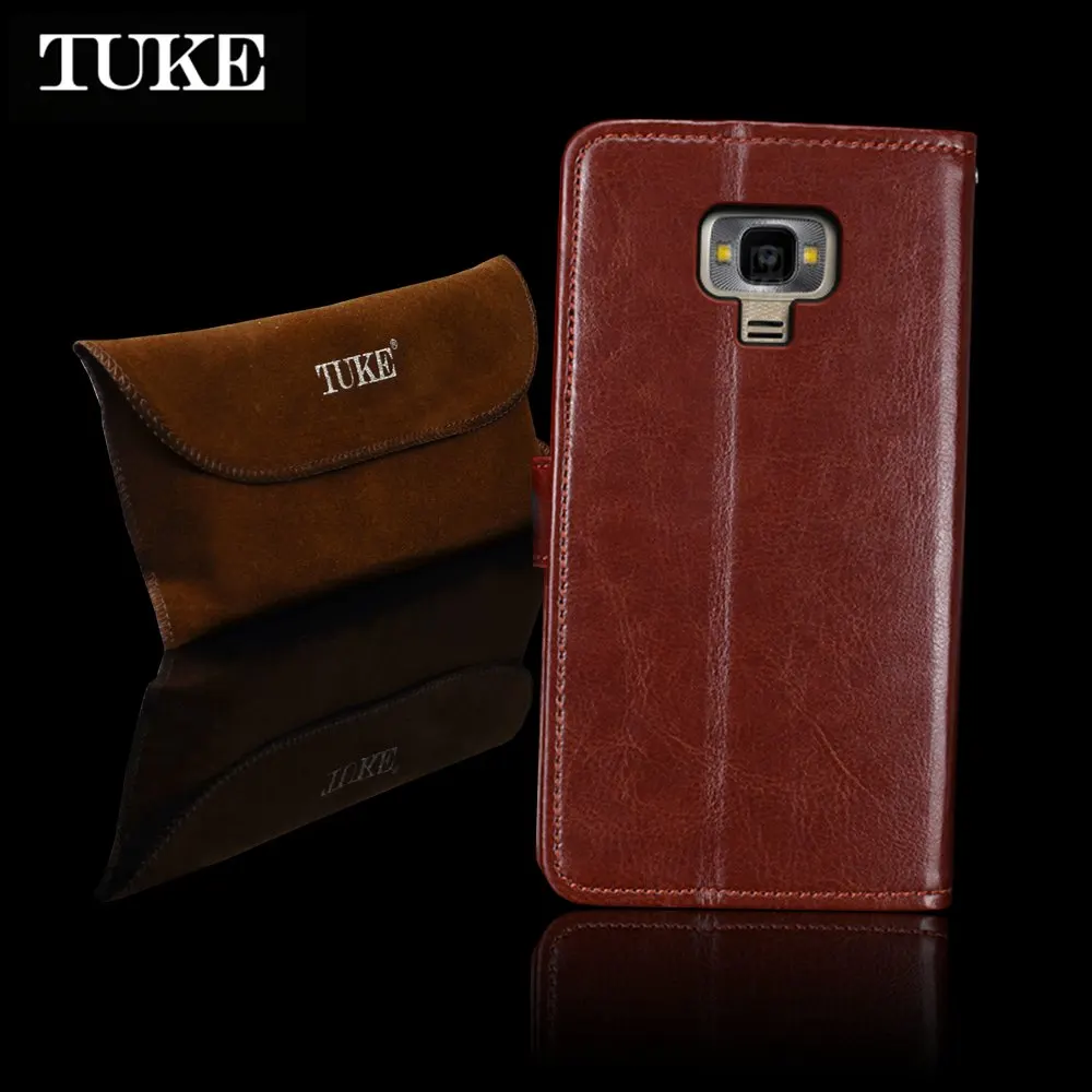 TUKE Etui For Samsung Z4 Case Flip Leather Back Cover Silicone Funda
