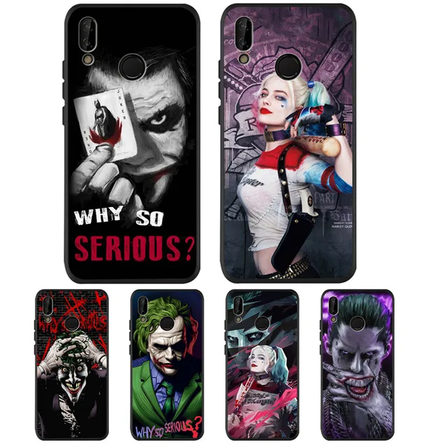 US $1.01 Harley Quinn Joker DIY For Huawei P8 P10 P20 P30 Mate 10 20 Honor 8 8X 8C 9 V20 10 Lite Plus Pro Ca