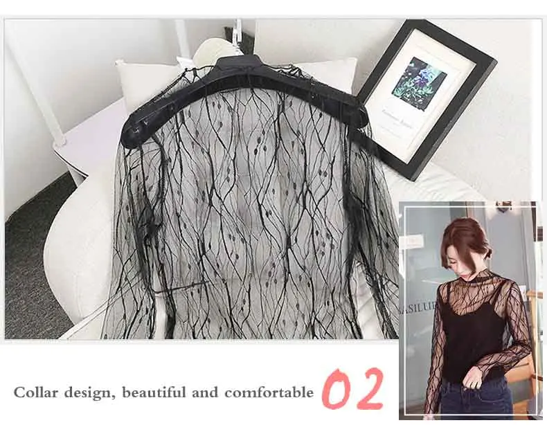 Sexy Mesh Long Sleeve T Shirt (6) 