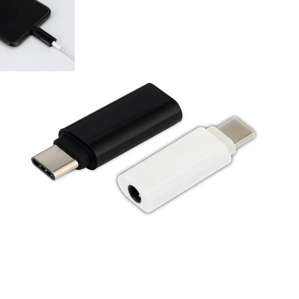 Type-c до 3,5 мм разъем для наушников Мини адаптер смартфон портативный аудио конвертер ABS/алюминиевый сплав чехол