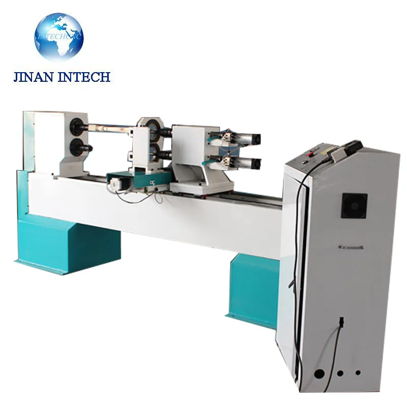 

Best choice double axis double cutter hot sale cnc wood lathe