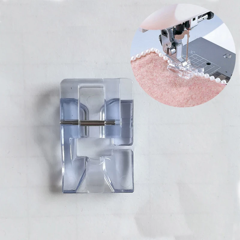 

1pcs Mosaic Beads Walking Sewing Machine Foot Creative Plastic Presser Foot for Household Sewing Machine Accessories