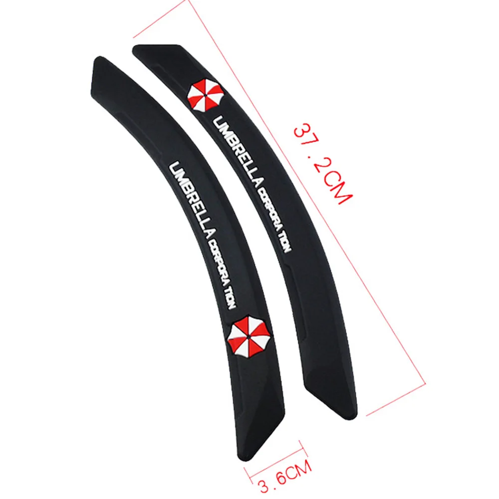 

2PCS Car Fender Wheel eyebrow Decorative Anti-collision Rubber Wheel Eyebrow Wheel Lip Body Kit Protector Cover Car shape