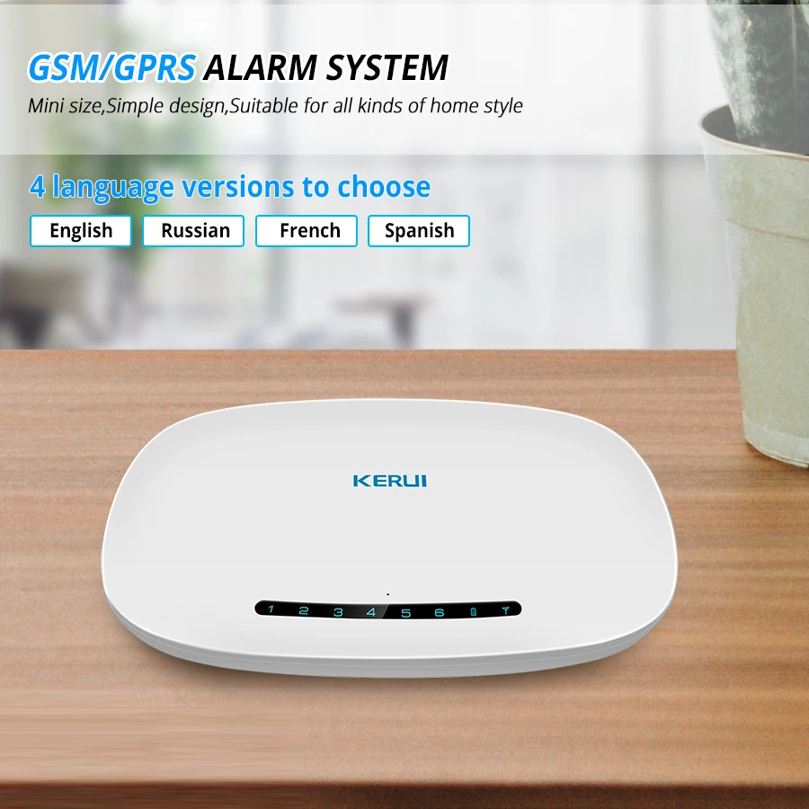 KERUI GSM охранная сигнализация домашняя бизнес охранная сигнализация автоматический набор голосовых подсказок беспроводной датчик сигнализация обнаружения газа