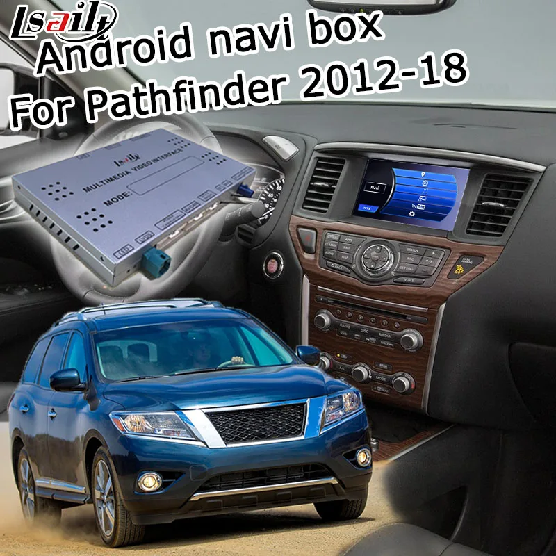Lsailt Android GPS navigation box for Nissan Pathfinder 2012 2017 high ...