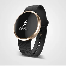 Runde touchscreen Bluetooth Smart Armband Smartwatch Wasserdichte Schrittzähler Sport Monitor Fernbedienung Kamera für iPhone IOS Android