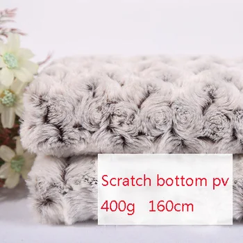 

Factory direct fashion women's cushion pillow toy knitted fabric brush flower ring scraper PV fluff cloth