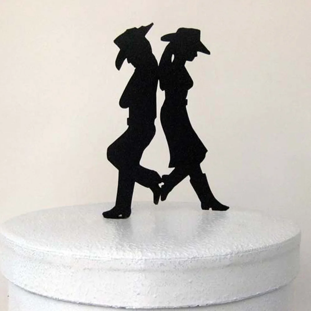 

Personalized Country & Western Wedding cake topper,Custom Acrylic wooden cake topper with Mr & Mrs,Bride & Groom cake topper
