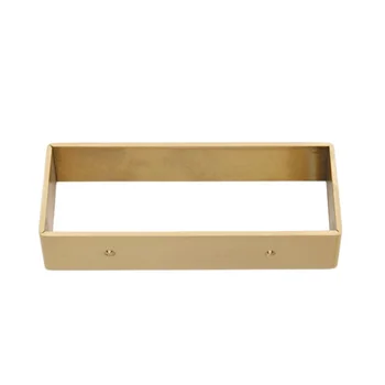 

2pcs/lot Brass Cabinet Handle Rectangle Insert Furniture Handle Knobs Drawer Pulls Solid Brass Free Shipping