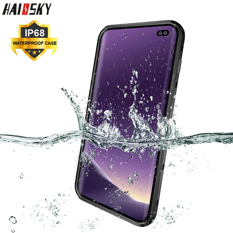 IP68 Настоящее Водонепроницаемый чехол для Samsung Galaxy Note 20 Ультра 10 + 9 8 S20 S9 S10 Plus