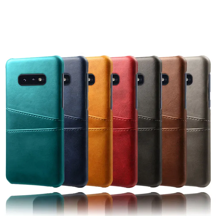 Luxury Leather Card Holder Phone Cases For Samsung Galaxy S8 S9 S10 Plus 5G Lite S8Plus S9Plus S10Plus S10lite Phone Cover