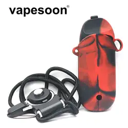 Vapesoon декоративная Защитная крышка кожаный силикон чехол сo шнуром для Vaporesso Ренова Zero Pod Комплект Vape