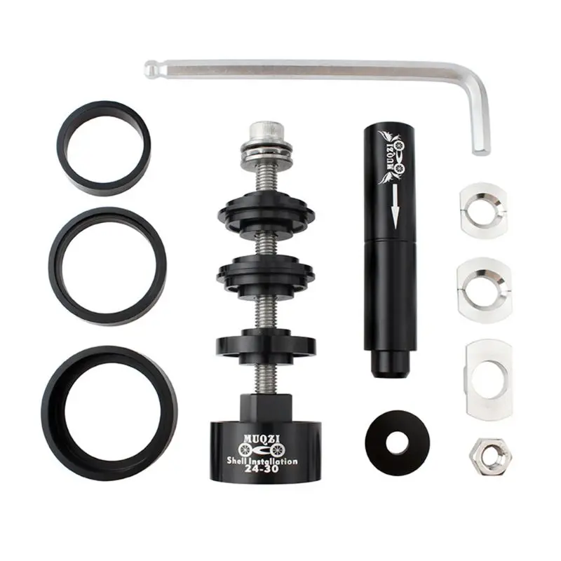

OOTDTY 1 Set Entry Level Bicycle Press-in Center Shaft Static Installation and Removal Tool Set BB86/30/92/PF30