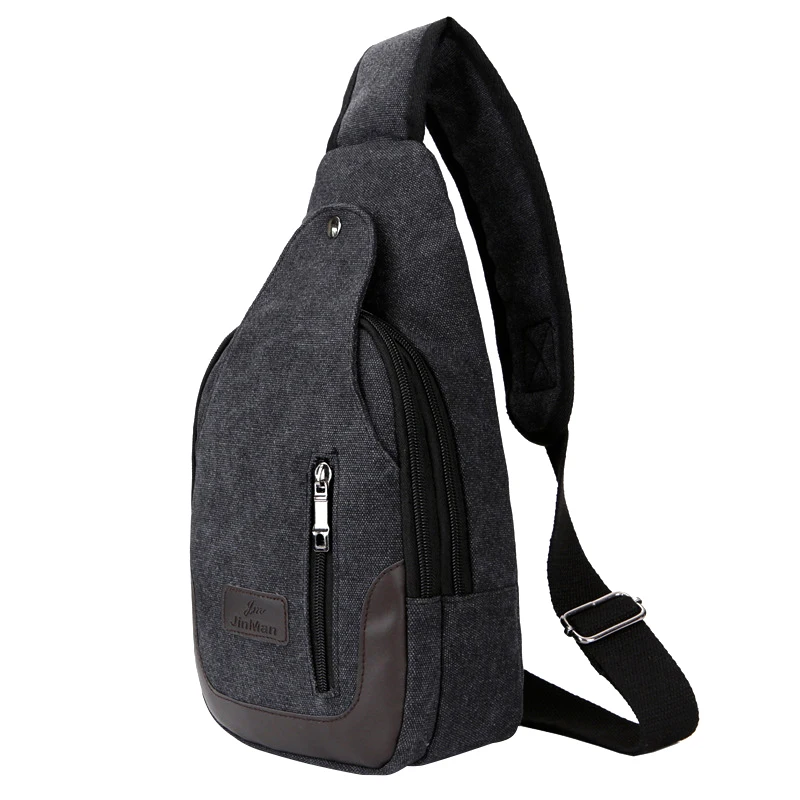متعددة الوظائف خليط الرجال حقيبة صدر للرجال سستة تصميم Crossbody حقائب كتف للرجال واحدة واسعة حزام عبر الجسم حقيبة الذكور
