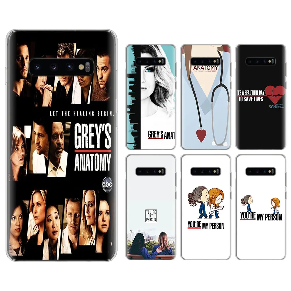 

grey's anatomy tv show Silicone case for Samsung Galaxy S8 S9 S10 S10 Plus M10 M20 S6 S7 edge TPU Soft Phone cases cover