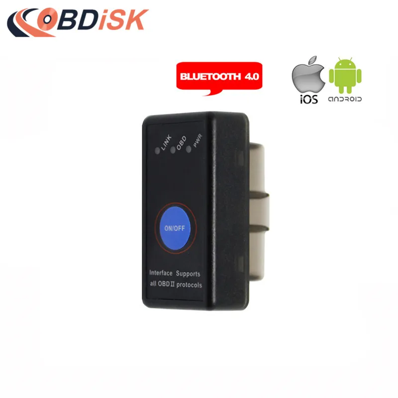 2017 Новый Супер Мини ELM327 V1.5 Bluetooth 4 0 с выключателем питания ODB2 ODBII CAN BUS