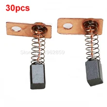 30 шт. зубные угольные щетки Стоматологическая лаборатория ручной кусок угольные щетки Для SAEYANG& Saeshin микромотор наконечники аксессуары