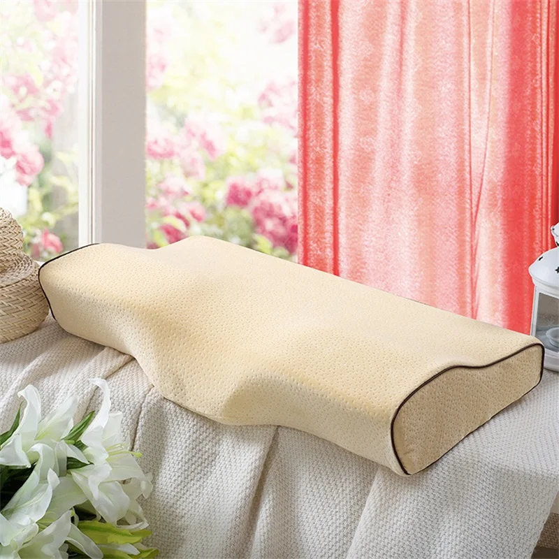 

Butterfly design Memory Pillow Neck protection Slow Rebound Memory Foam Pillow Health Care Cervical Orthopedic Neck Foam Pillows