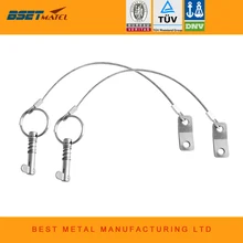 BSET MATEL 2X6,3 мм 1/4 защитный чехол для видеосьемки Pin с шнурки для лодка Бимини стержень палубы морское оборудование Нержавеющая сталь 316
