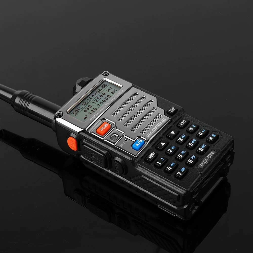 Baofeng RD-5R DMR Tier II VFO цифровой двухслотовый двухдиапазонный 136-174/400-470MHz Walkie Talkie двухсторонний радиоприемник