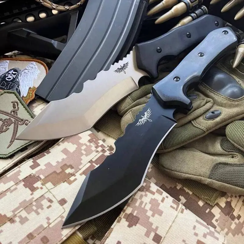 Дешевый Фиксированным лезвием Ножи Wilderness Прямые ножи самообороны боевой кинжал Кемпинг Рыбалка открытый выживание тактический Шестерни Охота