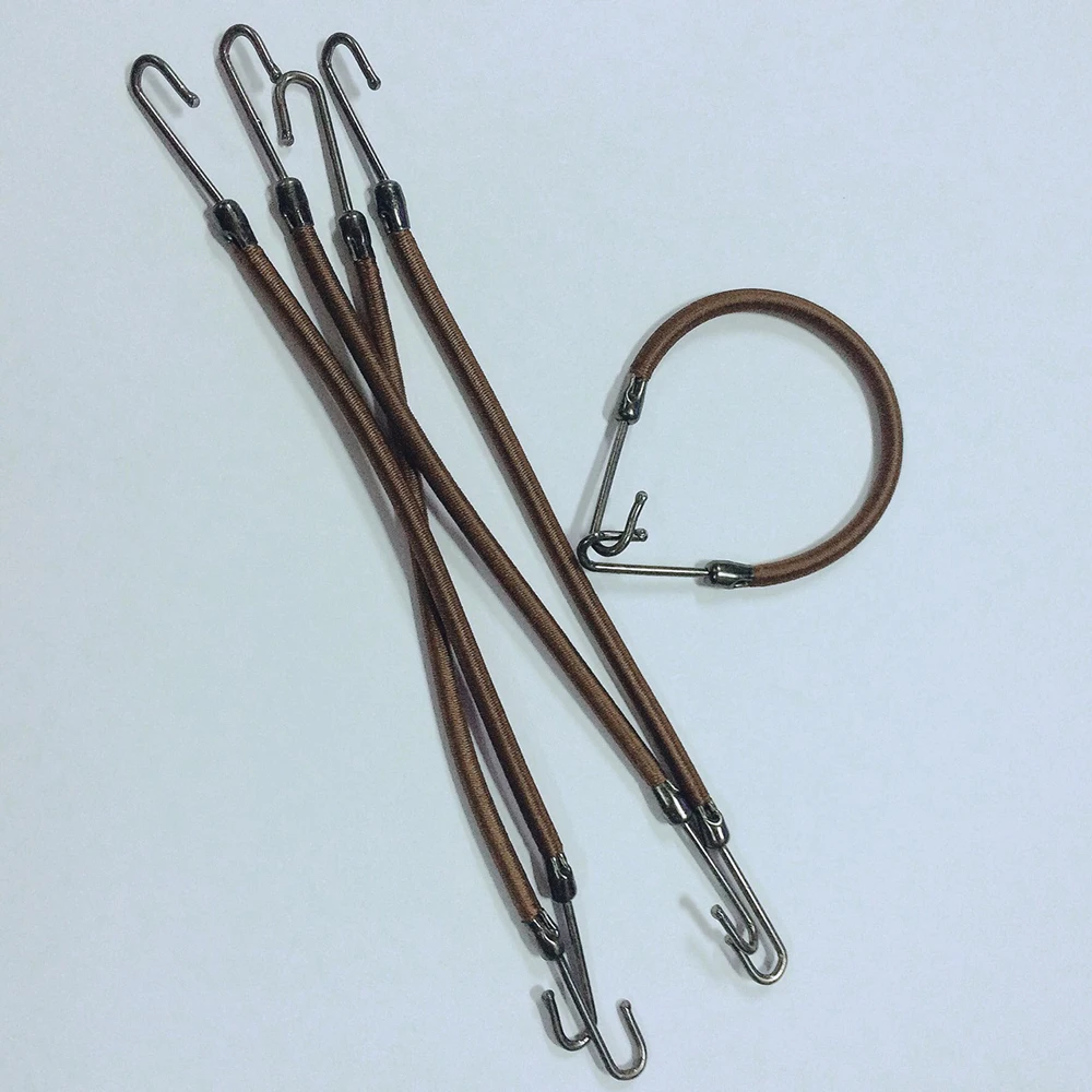 10pcs/Set Women Girls Ponytail Hooks Holder Bungee Bands Rubber Bands Hooks Hair Stylingin