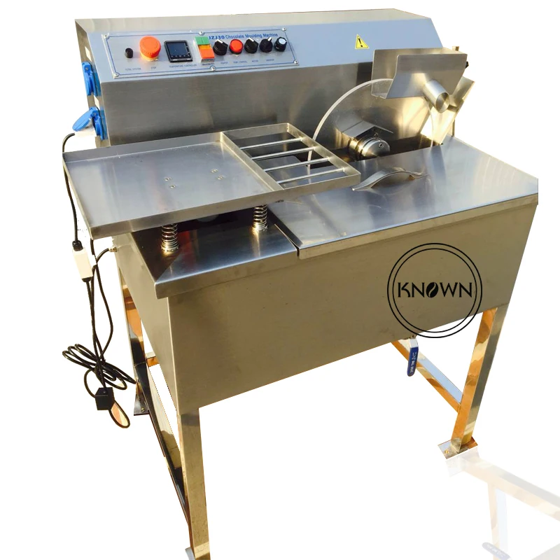 30KG/60KG Hot sale white black chocolate enrobing tempering machine for sale mini round chocolate enrober maker