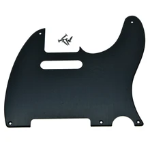 KAISH 5 agujeros Vintage Tele guitarra golpeador scratguard placa se adapta a ee.uu./guardabarros mexicano Telecaster negro mate 1 capa