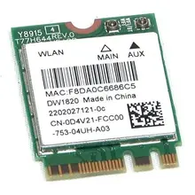 Карта для Dell wireless 1820 DW1820 WLAN wifi 802.11AC+ BT 4,1 M.2 wifi карта D4V21