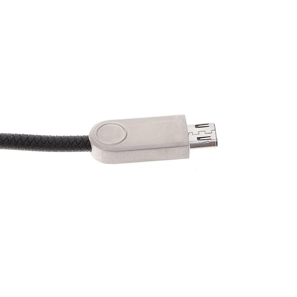 Цинковый сплав головки Micro USB в полоску зарядный кабель с синхронизацией данных для samsung Galaxy S4