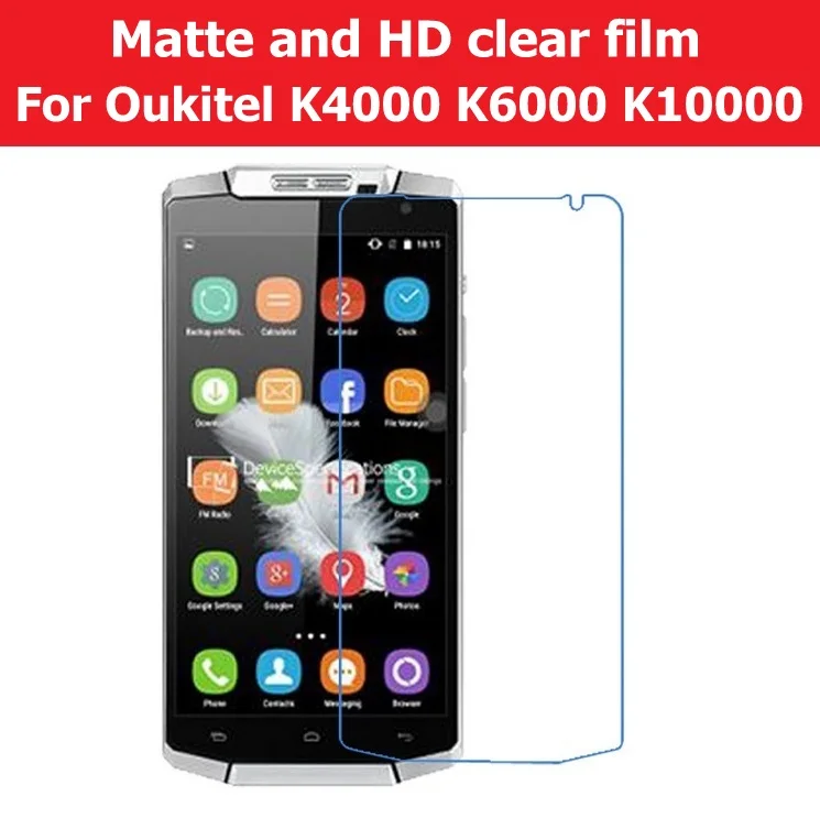 Горячая защита экрана Антибликовая матовая пленка для Oukitel K4000 K6000 K10000 HD